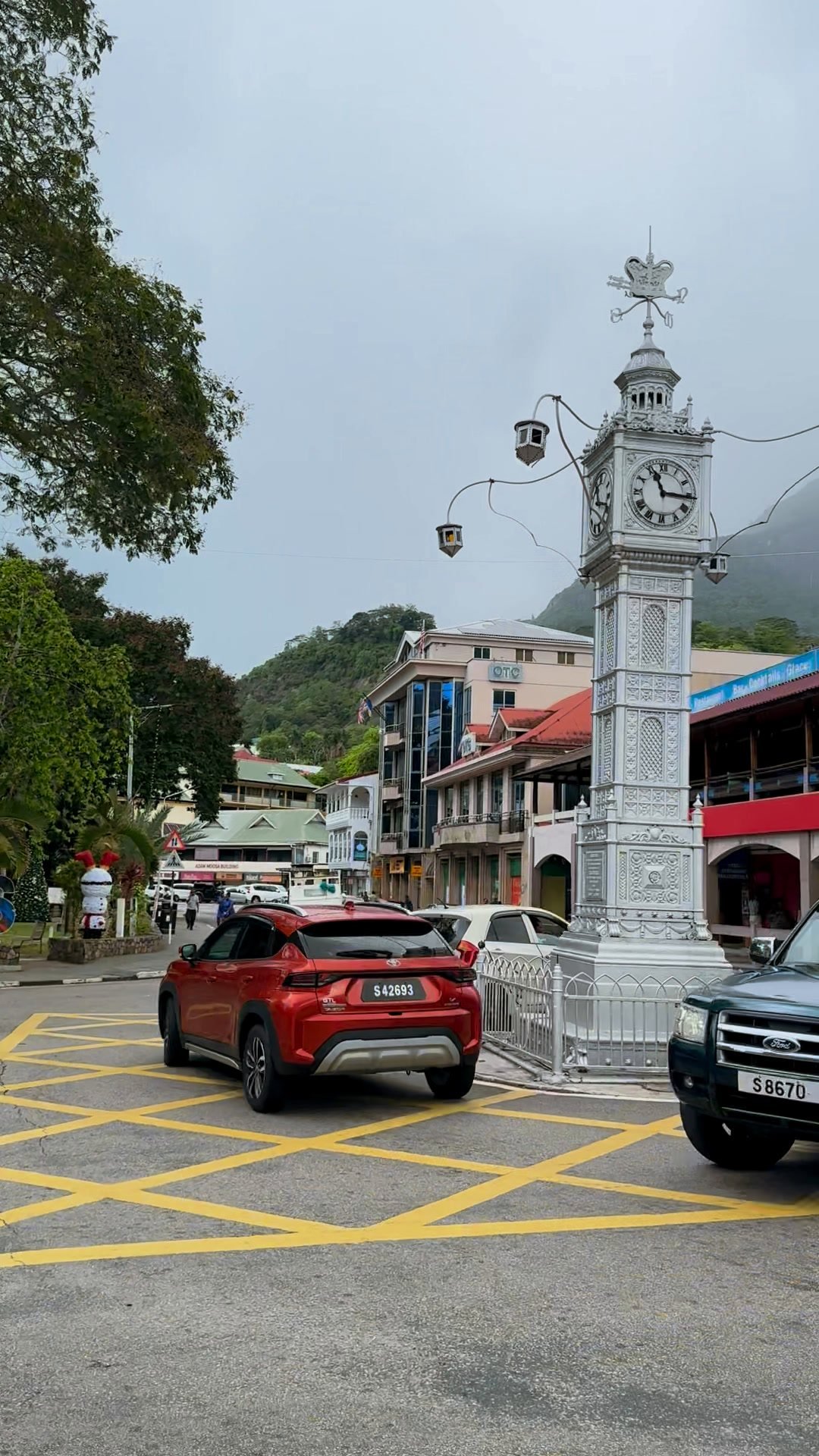 The Clock Tower in Victoria, Mahé